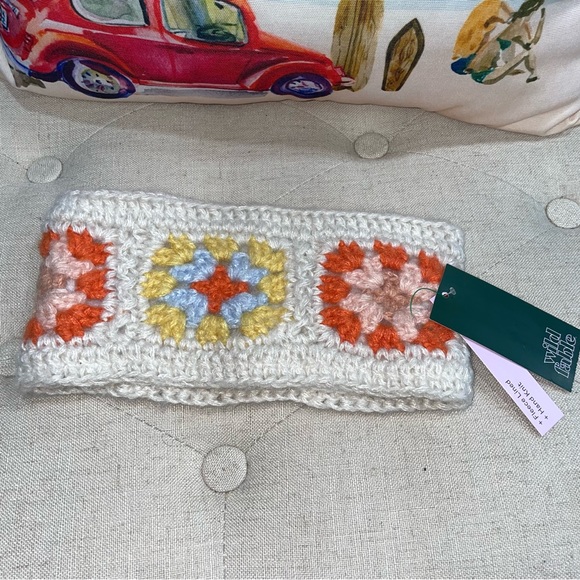 Wild Fable NWT! Off White/Multi Fleece Ear Warmer Headband One Size - Picture 2 of 12